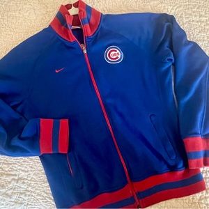 Nike Zip-up Chicago CUBS jacket Large girls 12-14 or fits womens Small